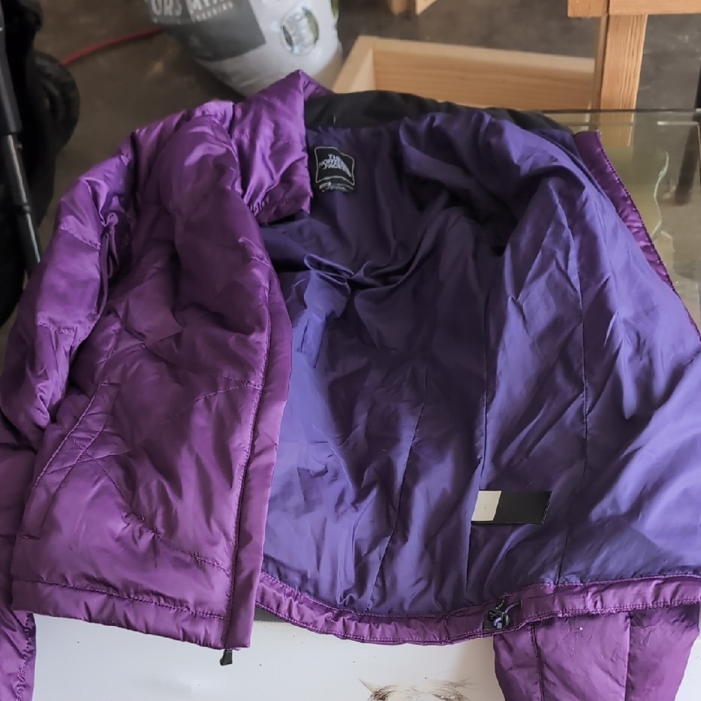 The North Face Purple Puffer Jacket